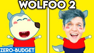 WOLFOO 2 WITH ZERO BUDGET Wolfoo NEW FUNNY PARODY By LANKYBOX [upl. by Luanni388]