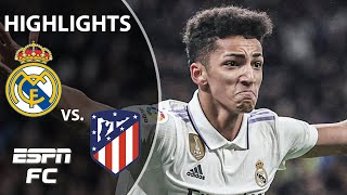 Real Madrid vs Atletico Madrid  LaLiga Highlights  ESPN FC [upl. by Anama]