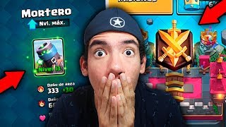 MEJORO EL MORTERO A NIVEL 13 Y LLEGO A 4600 COPAS EN CLASH ROYALE  TheDonato [upl. by Kerrin429]