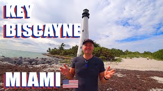 Key Biscayne Beach And Lighthouse One Of The Best Things To Do In Miami Florida [upl. by Idola]