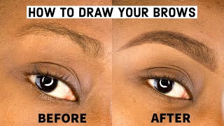 HOW TO EASY EYEBROW TUTORIAL FOR BEGINNERS WITH PENCIL  LADE KEHINDE [upl. by Cirilla]