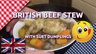 How to Cook British Beef Stew amp Dumplings [upl. by Nuahsad346]