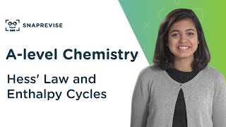 Hess Law and Enthalpy Cycles  Alevel Chemistry  OCR AQA Edexcel [upl. by Mohun]