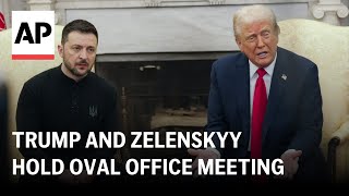 Trump and Zelenskyy hold Oval Office meeting [upl. by Cassil]