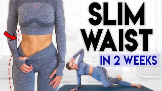 SLIM WAIST in 2 Weeks  5 minute Home Workout [upl. by Becka859]