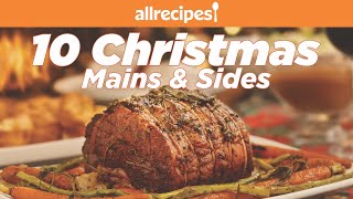 10 Easy Christmas Dinner and Side Dish Recipes  Allrecipes [upl. by Ayerim155]