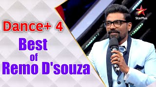 Dance Plus 4  Best Of Remo Dsouza [upl. by Heisel]