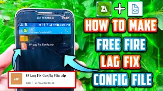 How To Make Free Fire Lag Fix Config File [upl. by Dreyer758]