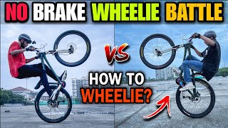 CYCLE STUNT CHALLENGE  How to Wheelie [upl. by Craddock]