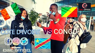 MICRO TROTTOIR COTE DIVOIRE VS CONGO TU Préfère [upl. by Suirada]