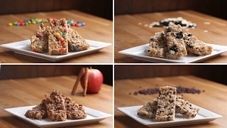 Homemade Chewy Granola Bars 4 Ways [upl. by Bertila718]