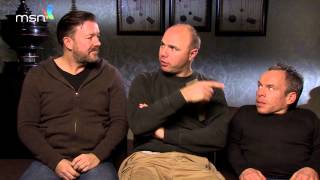 MSN interviews the stars of An Idiot Abroad [upl. by Idyak]