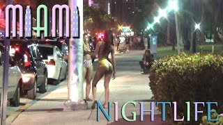 Miami Ocean Drive Nightlife [upl. by Riggins]