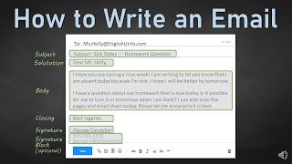 How to Write an Email [upl. by Asilram]