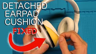 Fixing detaching earpad covers on headphones [upl. by Auhsuoj]