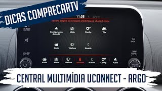 Central multimídia Uconnect  Fiat Argo [upl. by Urbain221]