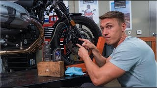 How To Bleed Your Motorcycle Brakes  MC Garage [upl. by Aicnerolf]