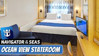 Navigator of the Seas  Ocean View Stateroom Tour amp Review 4K  Royal Caribbean [upl. by Eramat870]