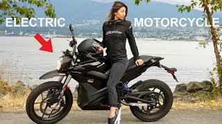 THE ELECTRIC MOTORCYCLE IS HERE  Zero DSR and FX test ride and review [upl. by Aener]