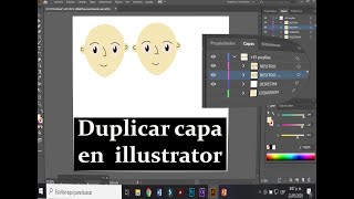 ✔Como duplicar una capa en illustrator sin que se modifique [upl. by Moir]