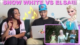 quotSNOW WHITE vs ELSA Princess Rap Battlequot By Whitney Avalon Reaction [upl. by Amund52]