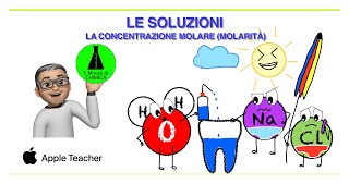 Le soluzioni  Concentrazione molare molarità [upl. by Miehar]