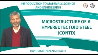 Microstructure of a Hypereutectoid Steel Contd [upl. by Tomkiel]