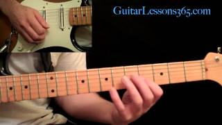 Thunderstruck Guitar Lesson Pt1  ACDC  Intro [upl. by Noivart]