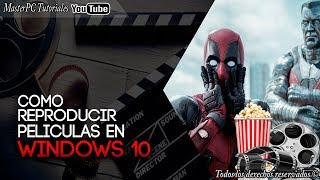 Como reproducir películas DVD en Winodws 10 100 Efectivo 2017 [upl. by Irrem185]