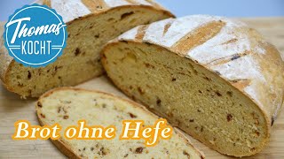 Einfaches Brot ohne Hefe backen [upl. by Mathian554]