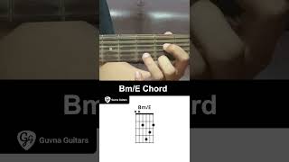 How To Play The BmE Chord On Guitar  Guvna Guitars [upl. by Finella92]