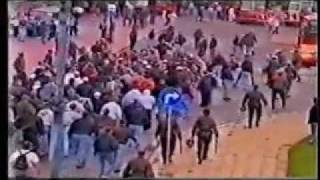 1996 PolandGermany  German Hooligans in Poland 96 Zabrze [upl. by Kera813]