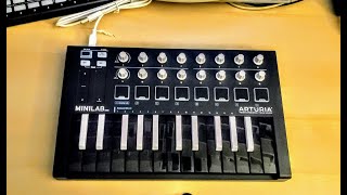 Arturia MiniLab MKII MIDI Controller  First Impressions [upl. by Agon407]