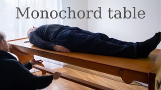 Sound of our Monochord Table used for sound healing [upl. by Sena829]