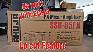 AHUJA SSB85FX MIXER AMPLIFIER UNBOXING amp REVIEW [upl. by Bopp]