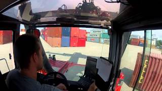 Reachstacker container handling [upl. by Iand]