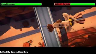 Wile E Coyote amp Roadrunner  Coyote Falls with healthbars [upl. by Landel173]