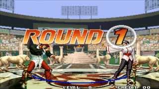 The King of Fighters 96 full gameplay Iori Team [upl. by Aillij]