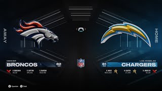 Denver Broncos at Los Angeles Chargers [upl. by Okim]