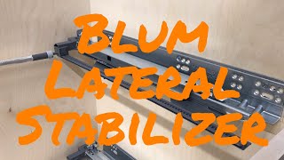 Blum Lateral Stabilizer Install [upl. by Nallak]