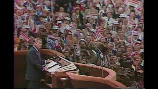 President Reagans Acceptance Speech at the Republican National Convention August 23 1984 [upl. by Irisa]