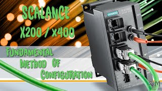 Siemens SCALANCE X200 X400 Fundamental Method of Configuration [upl. by Auqinal]