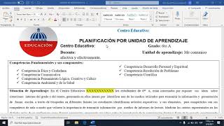 Planificacion de unidad de Primaria COMPLETO MINERD 2022 23 [upl. by Lanaj427]