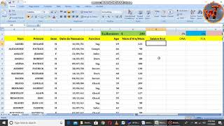 Determiner le salaire brut en EXCEL avec WonderTuto TV2023 [upl. by Hedgcock]