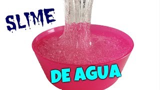 Haz SLIME DE AGUA Probando recetas de 💦Water Slime💦 [upl. by Dibbell568]