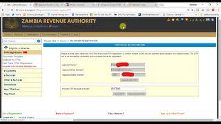 TPIN registration using the new and easier Fast track TPIN registration on ZRA website [upl. by Suolhcin317]