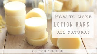 Homemade Lotion Bars with Essential Oils [upl. by Isac]