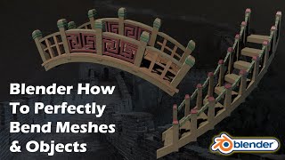 Blender How To Perfectly Bend Meshes amp Objects [upl. by Nohsad]