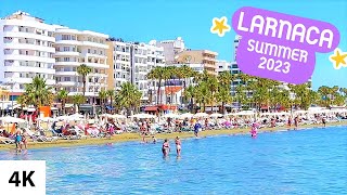 LARNACA Summer 2023 Cyprus 4K [upl. by Aineval]