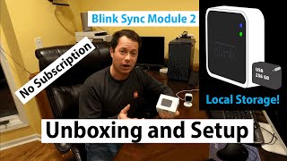 ✅ Blink Sync Module 2 Unboxing amp Setup Local Storage for WiFi Camera  No Subscription [upl. by Dane]